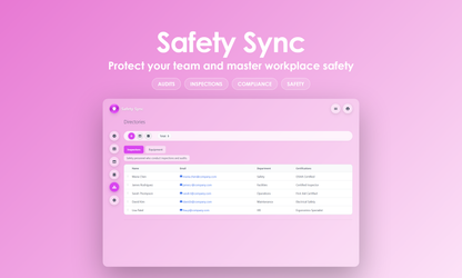 Safety Sync - Manage