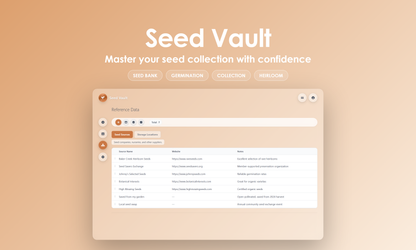 Seed Vault - Manage