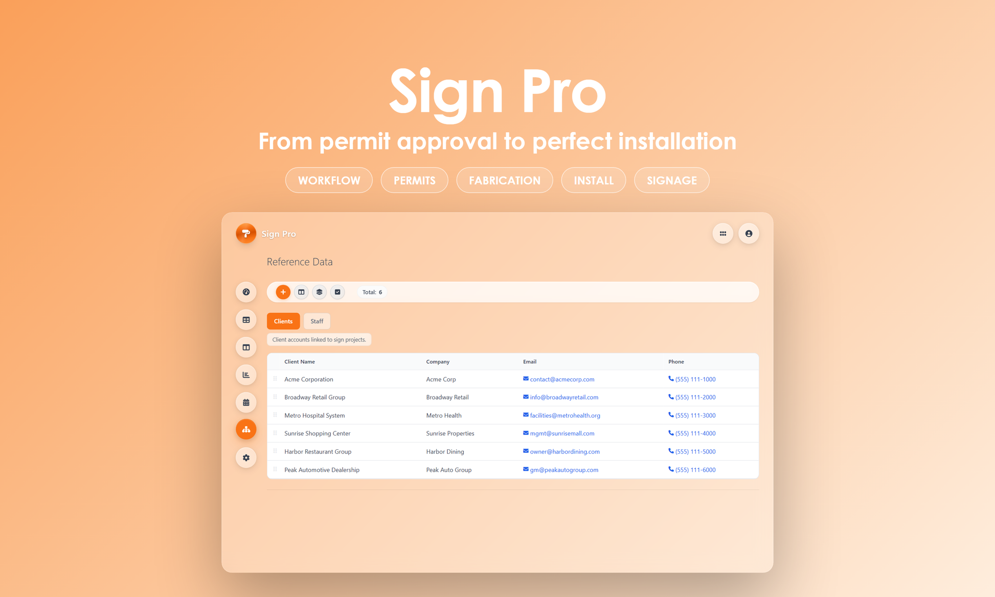 Sign Pro - Manage