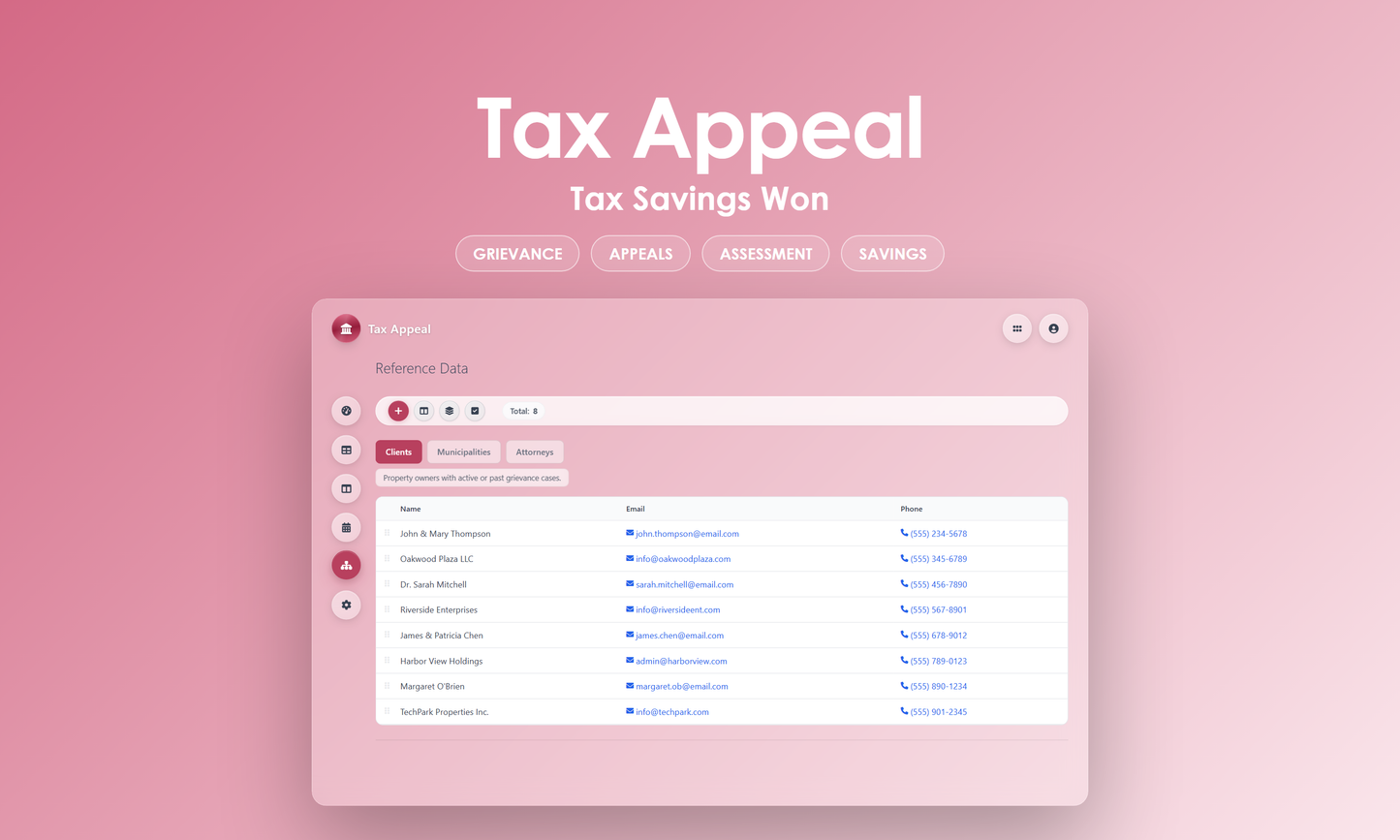 Tax Appeal - Manage