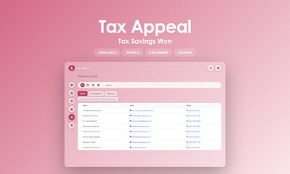 Tax Appeal - Manage