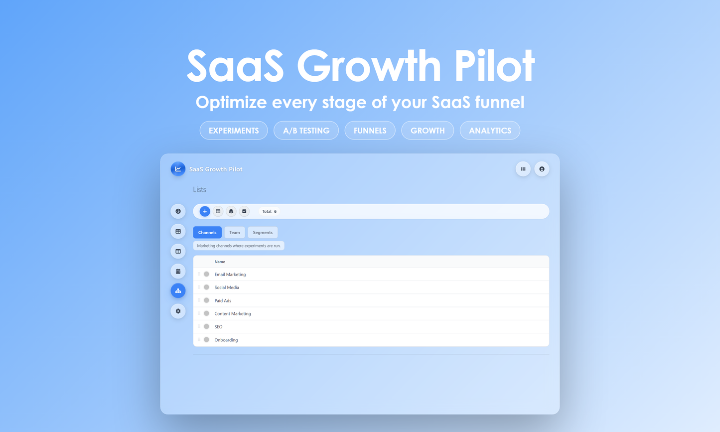 SaaS Growth Pilot - Manage