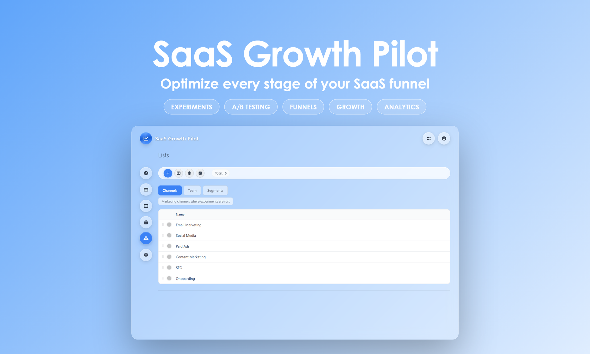 SaaS Growth Pilot - Manage