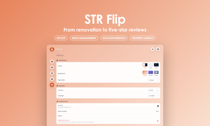STR Flip - Settings