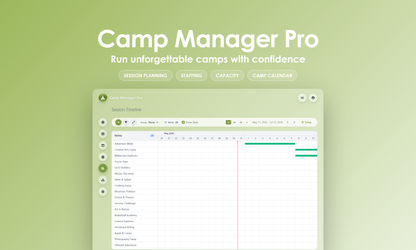Camp Manager Pro - Timeline