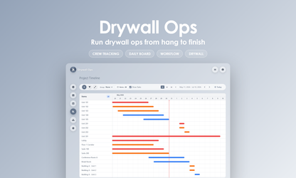 Drywall Ops - Timeline