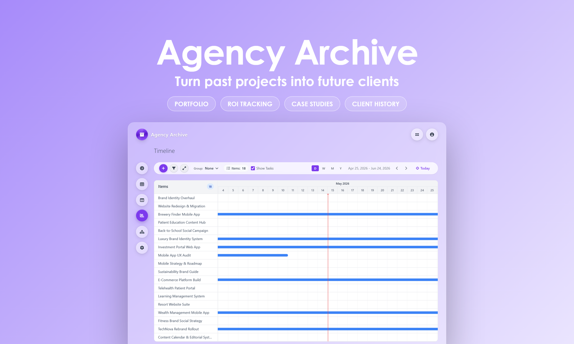 Agency Archive - Timeline