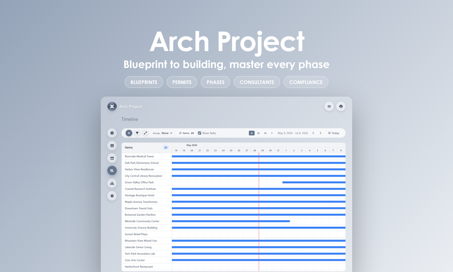 Arch Project - Timeline