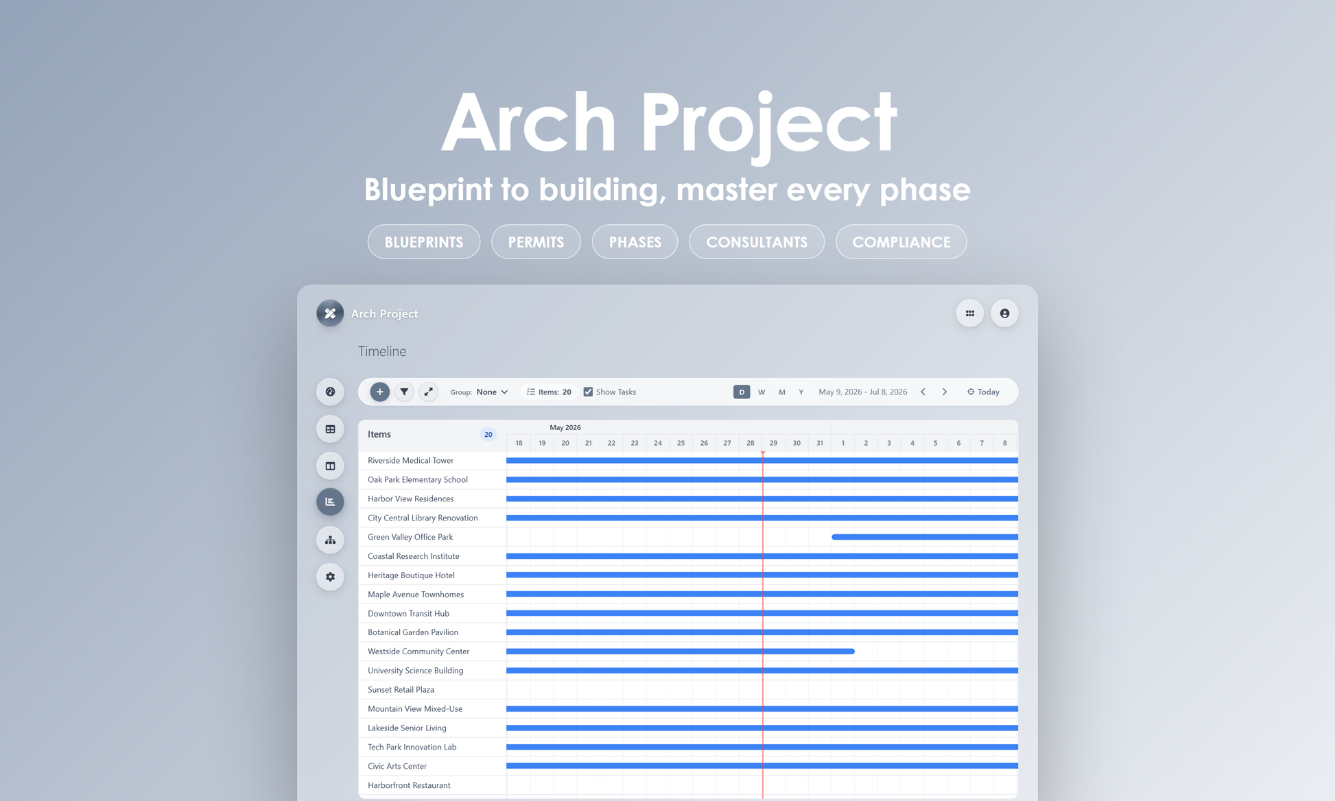 Arch Project - Timeline