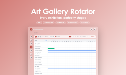 Art Gallery Rotator - Timeline