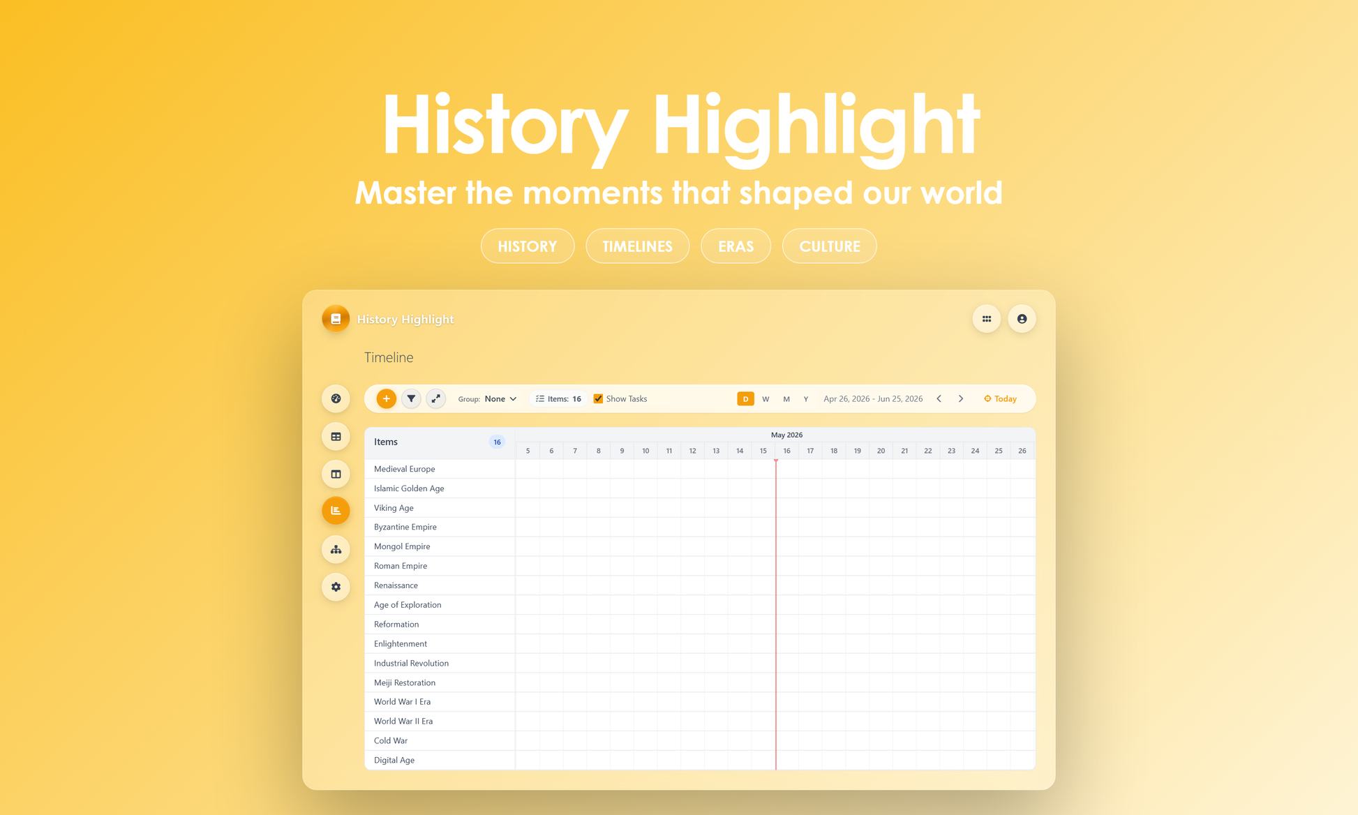 History Highlight - Timeline